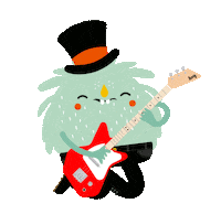 Rock Band Guitar Sticker by Loog Guitars