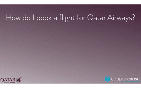 Qatar Airways Faq GIF by Coupon Cause