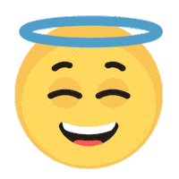 desiwebsite emoji angel smiley blessed Sticker