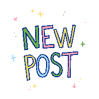 New Post Texte Sticker by Marie Spénale