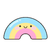 Happy Rainbow Sticker