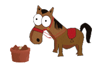 Horse Plant Sticker by SandraFencl