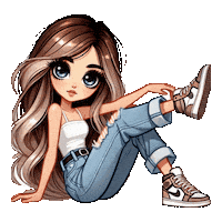 Girl Sticker