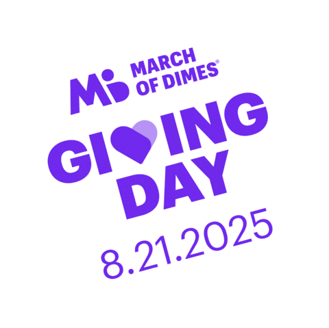 Giving Day Charity Sticker by March of Dimes