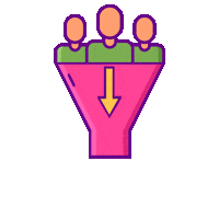 Learnecom leads funnel prospects learnecom Sticker