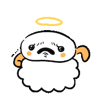 What Are You Doing No Sticker by pikaole