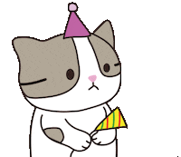 happiter__ 고양이 댄스 춤 축하 Sticker