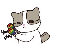 happiter__ 고양이 댄스 춤 신나 Sticker