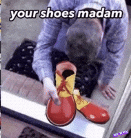 Clown Idiot GIF