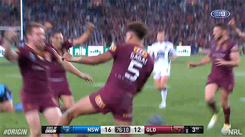 National Rugby League Hug GIF by NRL