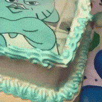 Cake Gumball GIF