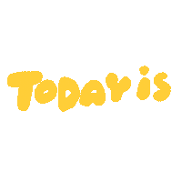 Today Is Illustration Sticker