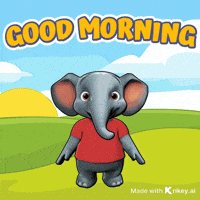 Good Morning Kiss GIF by Krikey AI