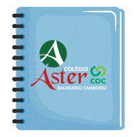 AsterCOC logo colegio notebook coc Sticker