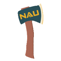 Chopping Northern Arizona University Sticker by NAU Social