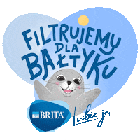 BRITA_Polska brita filtrujemydlabałtyku brita polska filtrujemy dla bałtyku Sticker