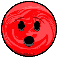 angry bowling ball Sticker by Bowlero