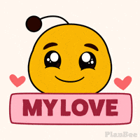 Love You Hearts GIF by Plan Bee Studios