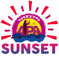 Au Pair Beach Sticker by Au Pair Adventures