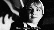 black and white death GIF
