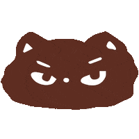 Cat No Sticker by SONGSONGMEOW
