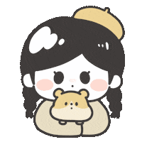 Girl みつあみ Sticker