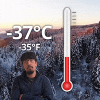 -37 °C