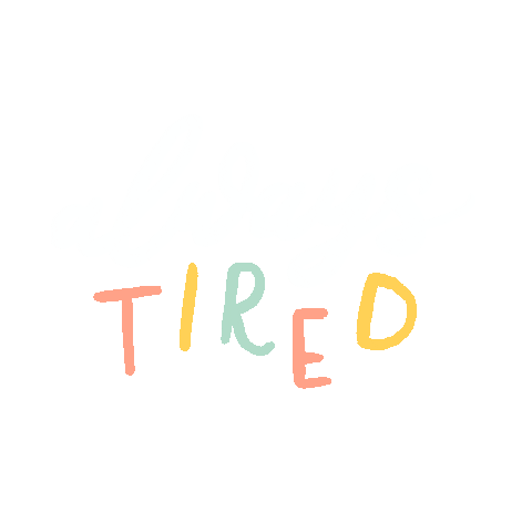 Tired Sleep Sticker