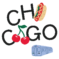 Chicago Sticker by AliceandWonder