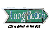 lb908 long beach lakewood long beach pride pine ave Sticker