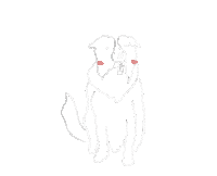 Happy Dog Sticker by LeapEarsFurnature