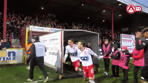 Happy Jump GIF by KV Kortrijk