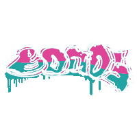 graffiti byronbay Sticker by Bonds Aus