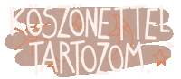 Hala Koszonom Sticker