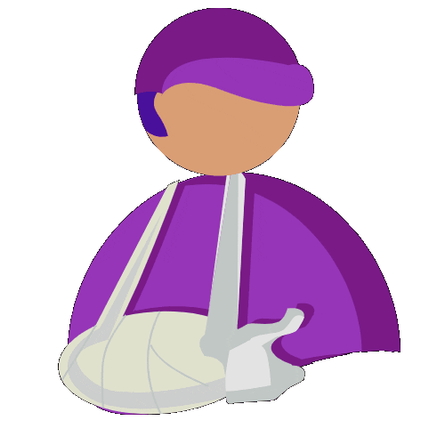 LeagueX cricket injured bowler batsmen Sticker