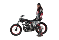 Flat Track Sticker by Royal Enfield NA