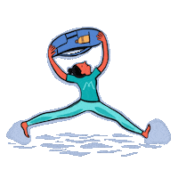 Skiing Climbing Sticker by Basecamp Shop