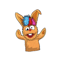 Bunny Rabbit Sticker by Mr. Goodstuff