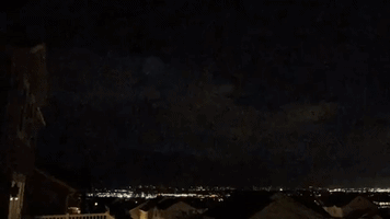 Lightning Crackles Above Salt Lake City Area