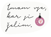 Bozic Sticker by Mamina maza