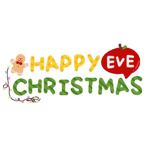 Christmas Apple Sticker