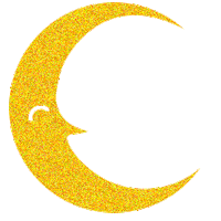 Crescent Moon Sticker