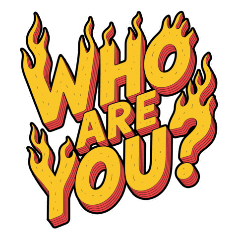 Who Are You Love Sticker by Seorang Zaki