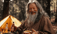 Camping Hot Dog GIF by Jukebox Saints