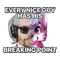 Going Crazy Nice Guy Sticker