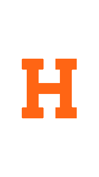 h baseball Sticker