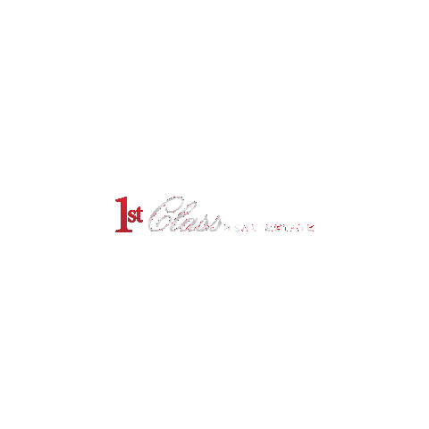 Real Estate Logo Sticker by 1st Class Real Estate