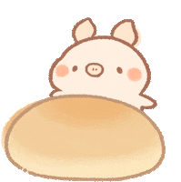 Chill Pig Sticker by BREAD TREE