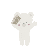 くま カメラ Sticker