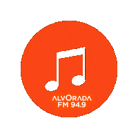 Musica Sticker by Rádio Alvorada FM 94,9